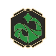 Emerald Ink Symbol Pin