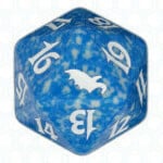Blue Shadowmoor D20 Die