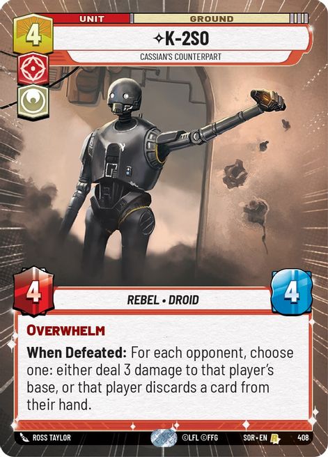 K-2SO, Cassian's Counterpart