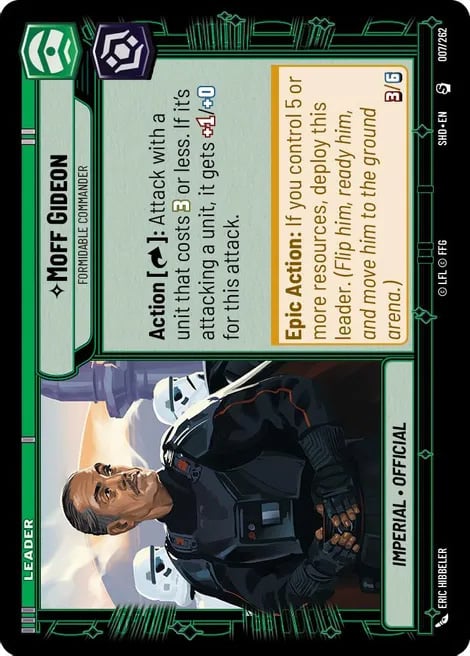 Moff Gideon - Formidable Commander