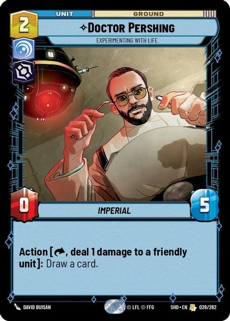 Doctor Pershing, Experimenting With Life