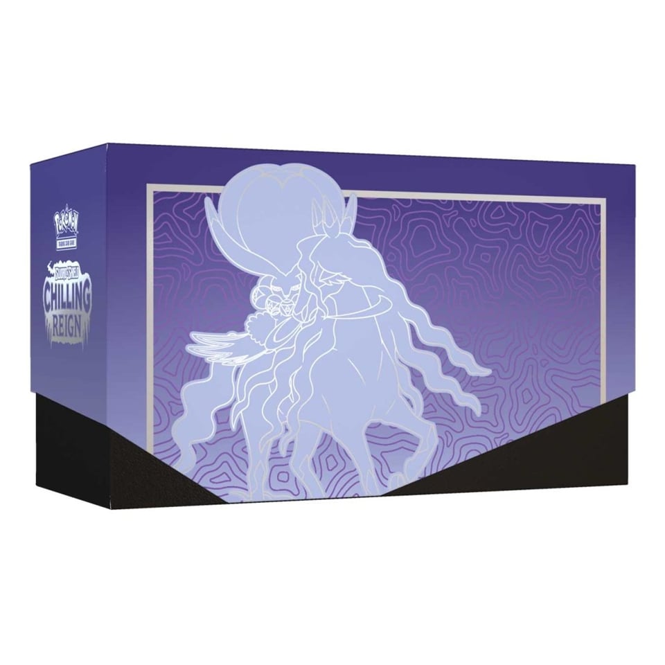 Chilling Reign: "Shadow Rider Calyrex" Empty Elite Trainer Box