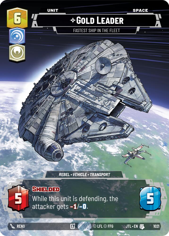 Gold Leader - Fastest Ship in the Fleet