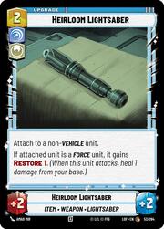 Heirloom Lightsaber