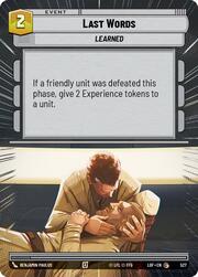 Last Words