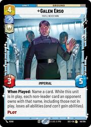 Galen Erso - Youll Never Win