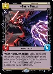 Darth Nihilus - Lord of Hunger