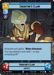 Creditor's Claim