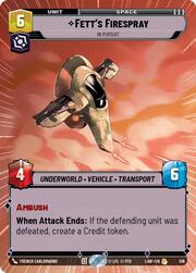 Fett's Firespray - In Pursuit
