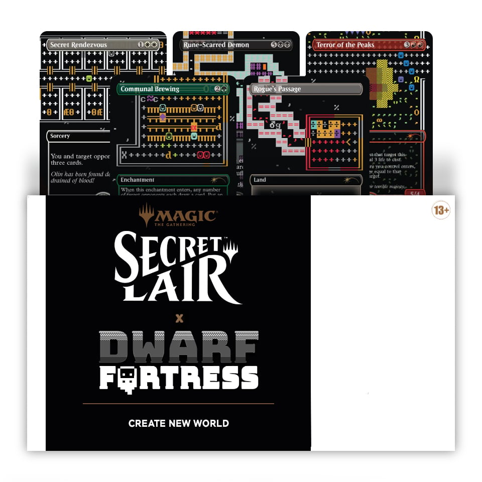 Secret Lair x Dwarf Fortress: Create New World