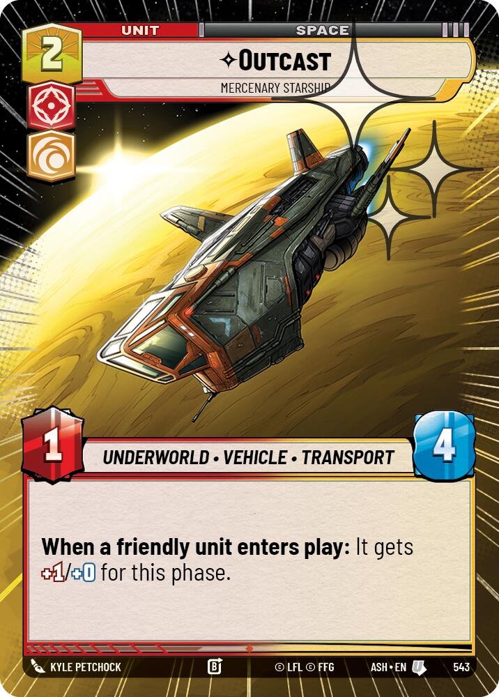 Outcast - Mercenary Starship