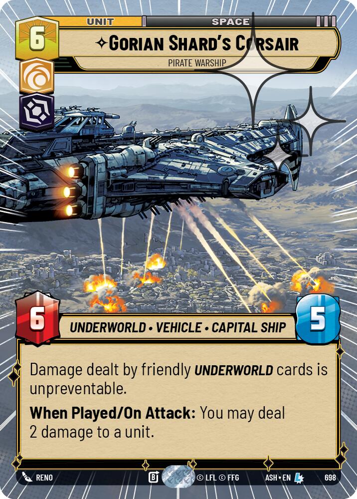 Gorian Shard's Corsair - Pirate Warship