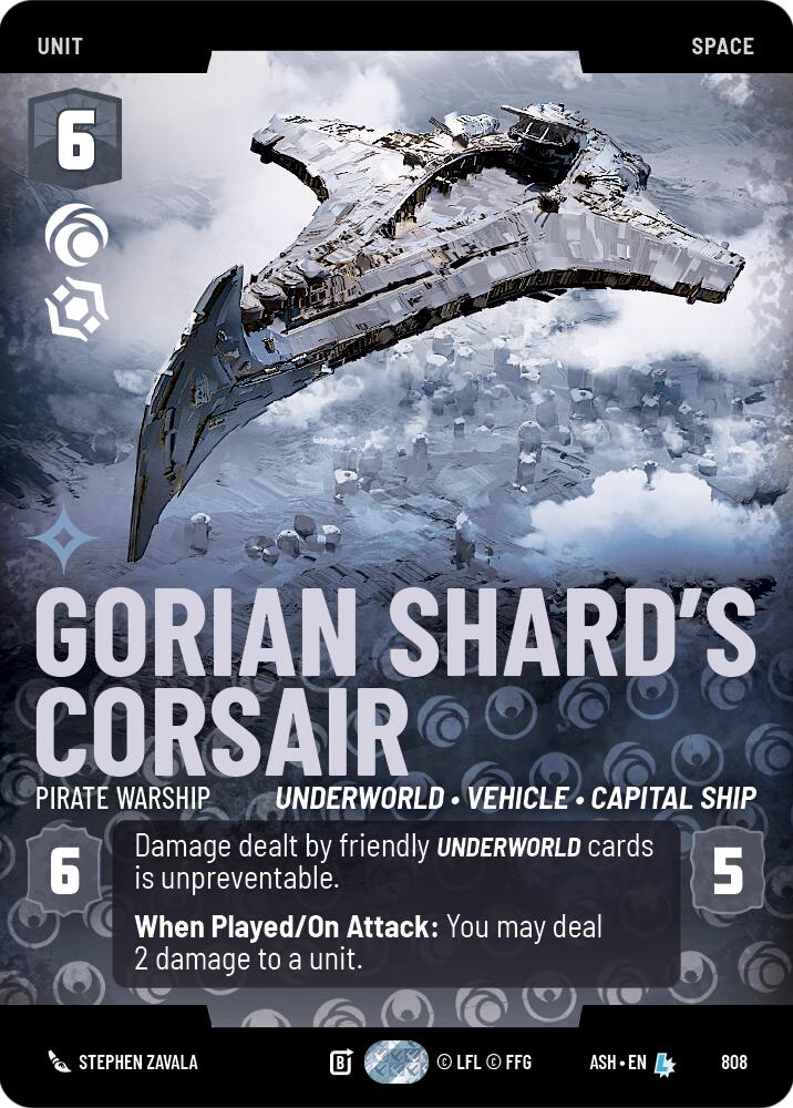 Gorian Shard's Corsair - Pirate Warship