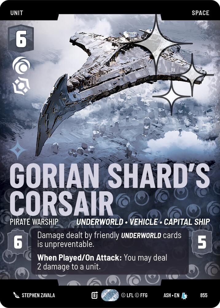 Gorian Shard's Corsair - Pirate Warship