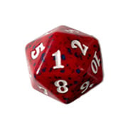 Magic Origins: D20 Die (Red)