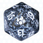 Black Morningtide D20 Die