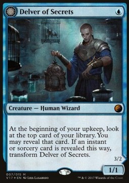 Delver of Secrets // Insectile Aberration