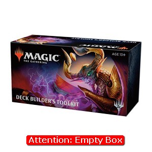 Empty Deck Builder's Toolkit Box