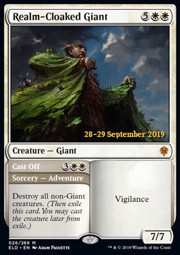 Realm-Cloaked Giant // Cast Off