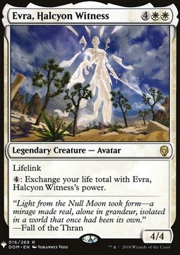 Evra, Halcyon Witness