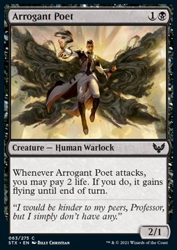 Arrogant Poet