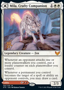 Mila, Crafty Companion // Lukka, Wayward Bonder