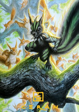 Art Series: Chatterfang, Squirrel General