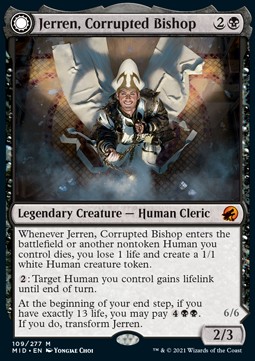Jerren, Corrupted Bishop // Ormendahl, the Corrupter