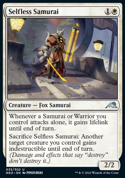 Selfless Samurai