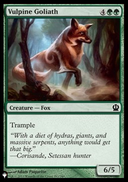 Vulpine Goliath