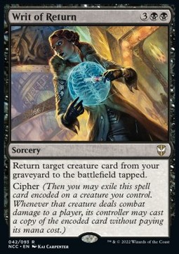 Writ of Return