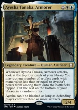 Ayesha Tanaka, Armorer