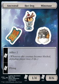 Ancestral Hot Dog Minotaur