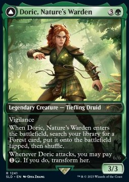 Casal, Lurkwood Pathfinder // Casal, Pathbreaker Owlbear