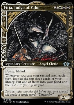 Firja, Judge of Valor