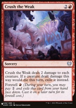 Crush the Weak