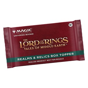 The Lord of the Rings: Tales of Middle-earth | "Realms & Relics" Box Topper Booster