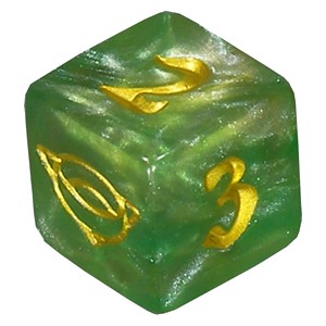 The Lord of the Rings: Tales of Middle-earth | "Lime" D6 Die