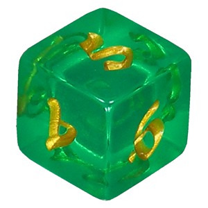 The Lord of the Rings: Tales of Middle-earth | "Green" D6 Die