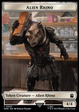 Alien Rhino // Cyberman
