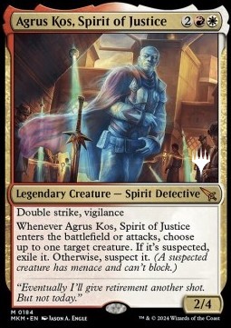 Agrus Kos, Spirit of Justice