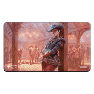 Outlaws of Thunder Junction: "Marchesa, Dealer of Death" Stitched Edge Playmat