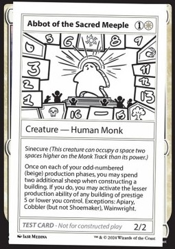 Abbot of the Sacred Meeple