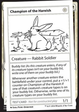 Champion of the Hareish