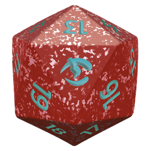 Tarkir: Dragonstorm "Jeskai" D20 Die