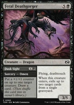 Feral Deathgorger // Dusk Sight