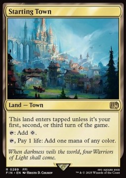 Starting Town