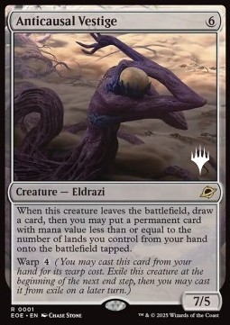 Anticausal Vestige