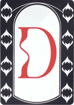 An Encyclopedia of Magic Face Card "D"