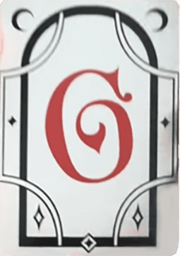 An Encyclopedia of Magic Face Card "G"